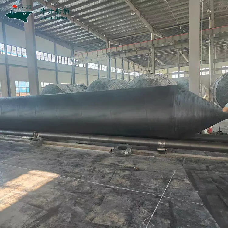 Qingdao SunKai θαλάσσιοι αερόσακοι ανθεκτικοί στην πίεση υψηλής πίεσης που παραδόθηκαν στη Νότια Κορέα